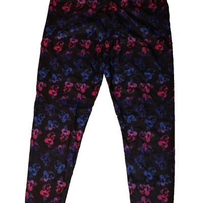 Charlies Project Size Tall & Curvy 22-26 NWT Pink Purple Mickey Leggings
